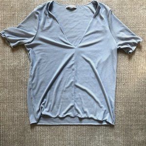 Zara Light Blue Tee Shirt.